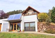 Grandiose Aussicht: Wohnen und Arbeiten in natürlichem Ambiente - Weinkeller und Garage