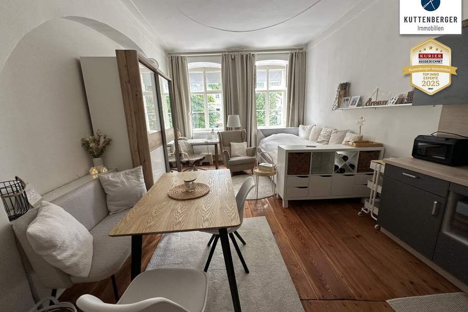 Möbliertes Apartment in der historischen Altstadt von Krems-Stein, Wohnung-miete, 799,14,€, 3500 Krems an der Donau(Stadt)
