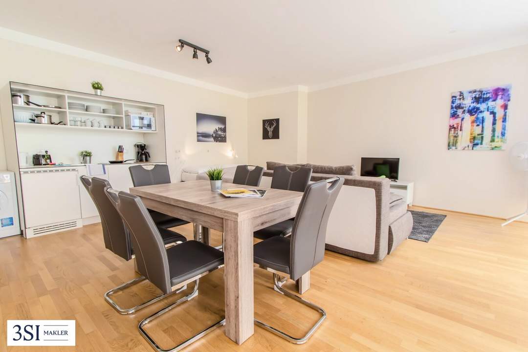 Ruhige 2-Zimmer-Wohnung mit gewerblicher Widmung - in Top-Lage des 7. Bezirks - mit hofseitiger Terrasse