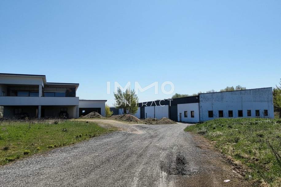 Attraktiver Firmenstandort: Büro/Haus und 1,516 m2 Halle/Lager zu mieten, Gewerbeobjekt-miete, 9.854,00,€, 2474 Neusiedl am See