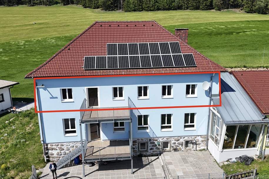 Attraktive 114m² große Doppelhaushälfte mit 2 Wohn-/Gewerbeeinheiten, Garten und Balkon in Gutauer Naturlage zu kaufen, Haus-kauf, 230.000,€, 4293 Freistadt
