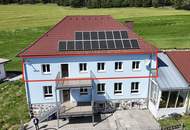 Attraktive 114m² große Doppelhaushälfte mit 2 Wohn-/Gewerbeeinheiten, Garten und Balkon in Gutauer Naturlage zu kaufen