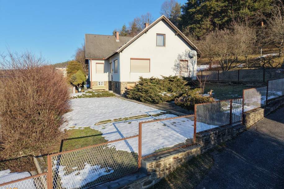 Panorama 200m² WFL, 2 Wohngeschoße, großer Garten, Obstbäume, Wald, Haus-kauf, 295.000,€, 7442 Oberpullendorf