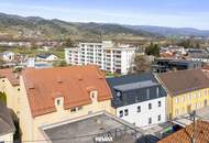 Besonderes Wohnambiente mit sonniger Dachterrasse: Exklusive Maisonette-Wohnung zur Miete im Zentrum von St. Andrä