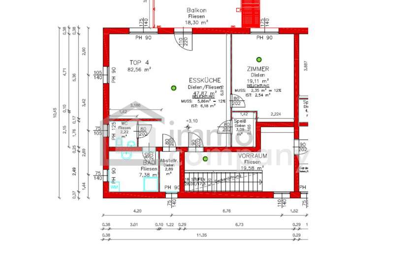 Moderne 2-Zi. Terrassenwohnung mit Garten &amp; Stellplatz in Loosdorf – Neuwertig &amp; hell!, Wohnung-miete, 973,00,€, 3382 Melk
