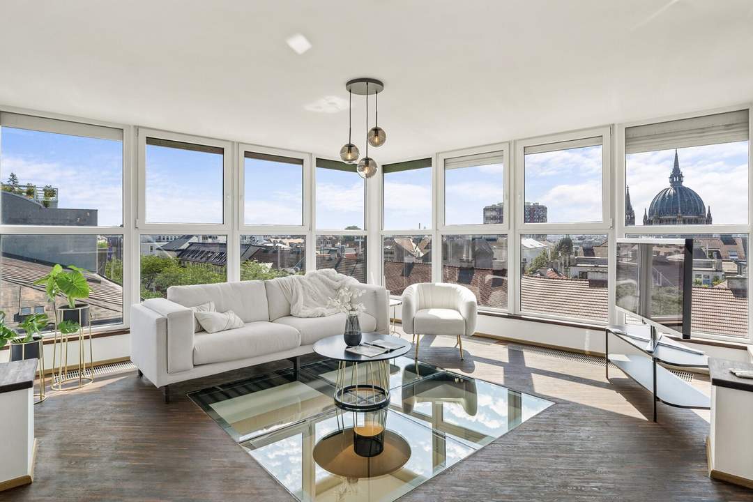 Licht Luft Luxus - Exklusive Dachgeschoss-Maisonette mit Terrassen &amp; 360° Panoramablick