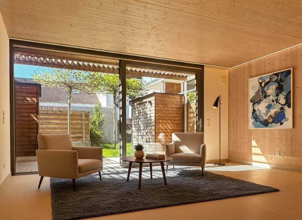 1-5 Zimmer Wohnungen, Erstbezug, Luftwärmepumpe, Photovoltaikanlage, Eigengarten, Terrassen, Aufzug