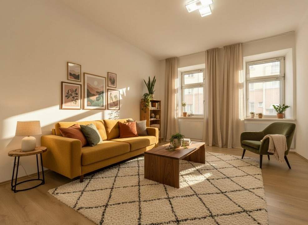 Charmante 1-Zimmer-Wohnung in wunderschönem Altbau - Einziehen und Wohlfühlen!