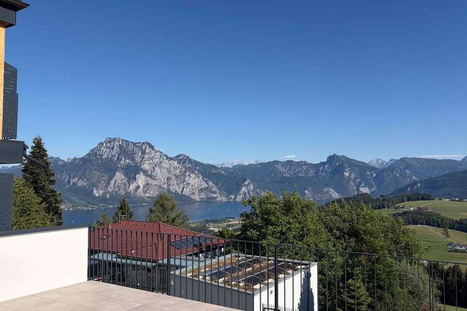 Erstbezugs-Maisonette am Gmundnerberg: Perfekte See-Bergpanorama-Lage mit 74m² Terrasse, Wohnung-kauf, 950.000,€, 4813 Gmunden