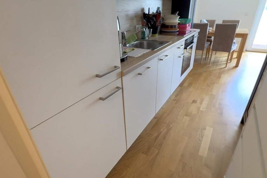 7,77m² LOGGIA!!! Moderne 3-Zimmer-Neubauwohnung nahe Akademiepark, Wohnung-miete, 975,00,€, 2700 Wiener Neustadt(Stadt)