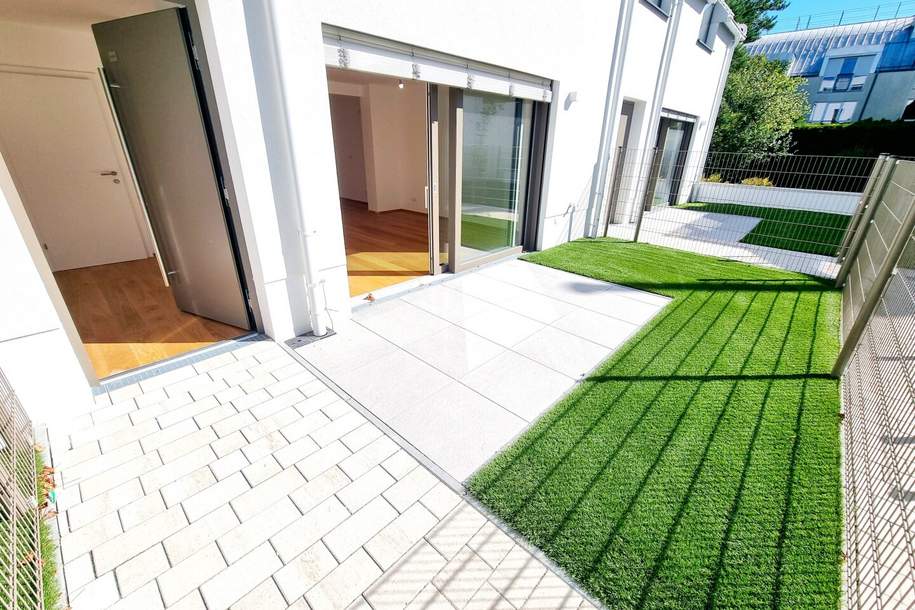 Fire Sale! Hausfeeling - Familien-Hit! Townhouse mit Garten + Erdwärme + Absolute Ruhelage + Tiefgarage + Ideale Süd Ausrichtung! Nachhaltig und zukunftssicher investiert!, Wohnung-kauf, 449.000,€, 1230 Wien 23., Liesing