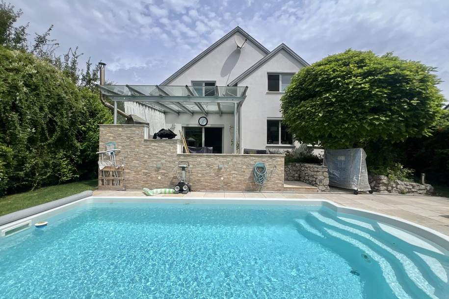 Traumhaus im Grünen – Stilvolles Einfamilienhaus mit Pool und Wellness in Gaaden bei Mödling, Haus-kauf, 1.099.000,€, 2531 Mödling