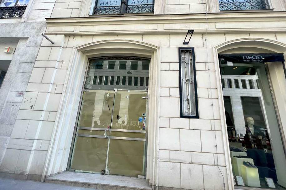 Exklusives Geschäftslokal in Wiener Bestlage – Ihre neue Visitenkarte im 1. Bezirk, Gewerbeobjekt-miete, 2.852,30,€, 1010 Wien 1., Innere Stadt