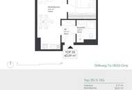 Stilvolles Wohnen in gepflegter Grünlage – Gemütliche 2-Zimmer-Wohnung mit Loggia!