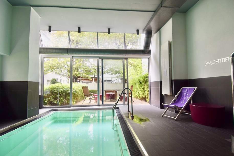 Altbauwohnung mit Pool und Sauna Nähe Pilgramgasse, Wohnung-kauf, 499.000,€, 1060 Wien 6., Mariahilf