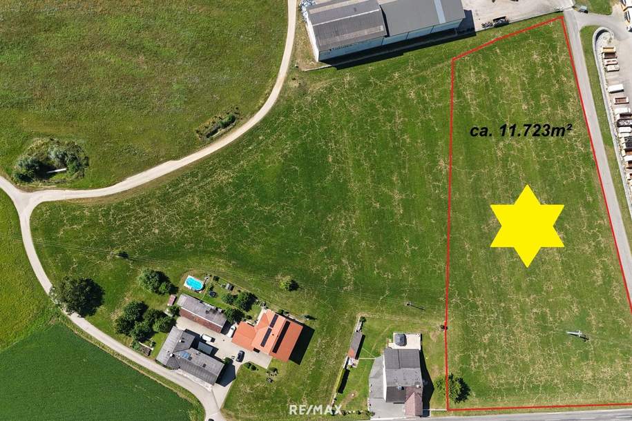 Geplantes Misch- Betriebsbaugebiet, Grund und Boden-kauf, 586.150,€, 5144 Braunau am Inn