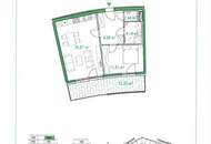 U2 MESSE - Hofseitige 2-Zimmer im 6. Stock