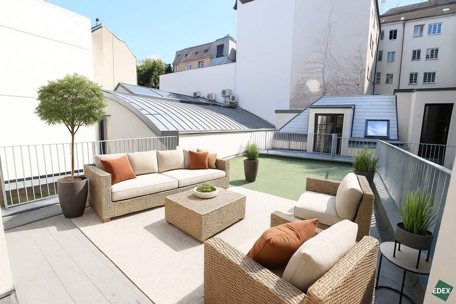 Marie | Terrassentraum im sanierten Altbau nahe Aumannplatz, Wohnung-kauf, 810.000,€, 1180 Wien 18., Währing