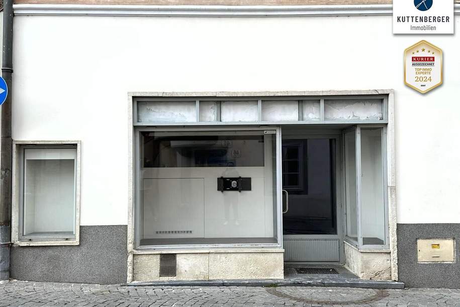 Untere Landstraße: Geschäft / Büro mit Werkstatt bzw. Lager, Gewerbeobjekt-miete, 728,00,€, 3500 Krems an der Donau(Stadt)