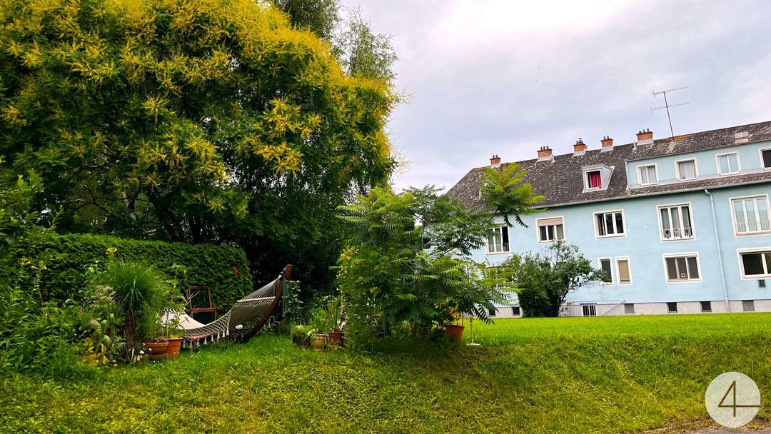 Ruhige Lage mit Grünblick! 3-Zimmer Wohnung – in 10 Minuten am Stephansplatz – Gartenbenützung!