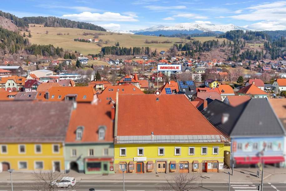 Wohn-/Geschäftshaus am Hauptplatz von Neumarkt in der Steiermark, Gewerbeobjekt-kauf, 575.000,€, 8820 Murau