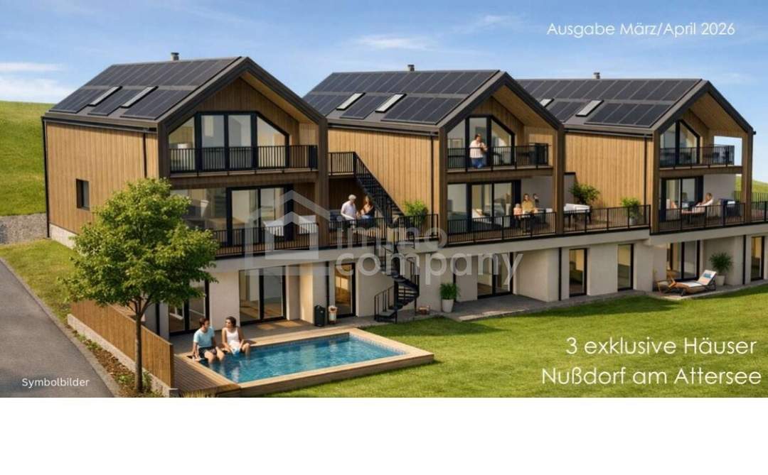 Exklusives Bauprojekt in Nußdorf am Attersee, kurz vor Fertigstellung.