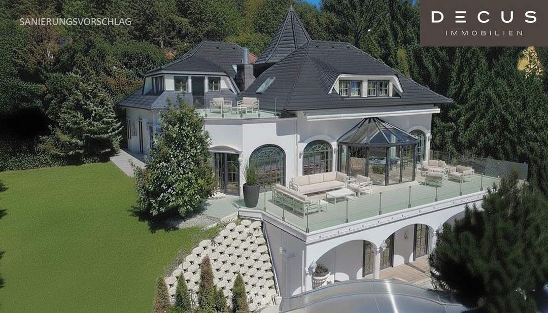 LUXUSVILLA IN GRÜNER BESTLAGE MIT PANORAMABLICK | AM SONNENHANG