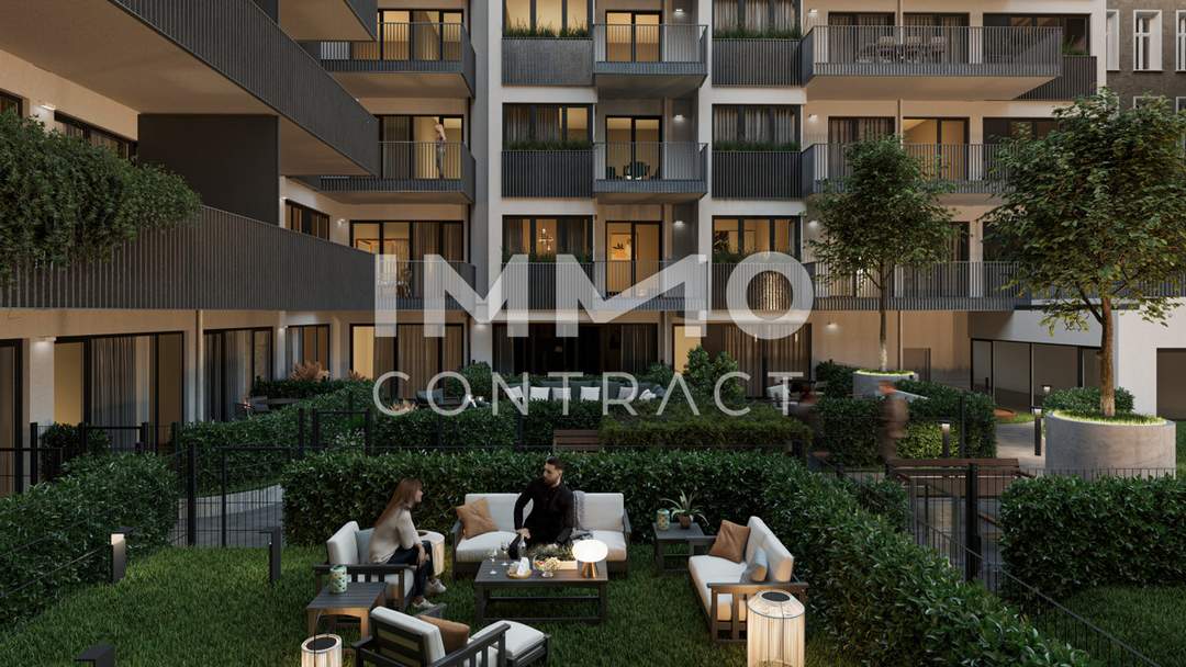 Begrünter Innenhof, großer Balkon - TOP Grundriss: Urban und hip Wohnen in Ottakring