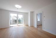 Erstbezug in Stammersdorf: 2-Zimmer-Designwohnung mit Süd-Balkon &amp; Top-Ausstattung (inkl. HK &amp; WW)