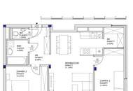Q11 Leben in Simmering - Schöne Neubauwohnung mit3 Zimmern, Balkon und Deckenkühlung!