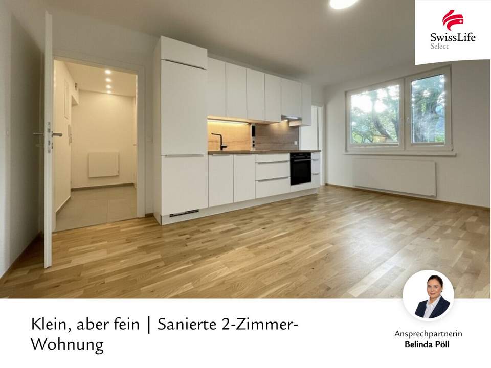 Klein, aber fein | Komplett sanierte 2-Zimmer-Wohnung | ca. 33 m²