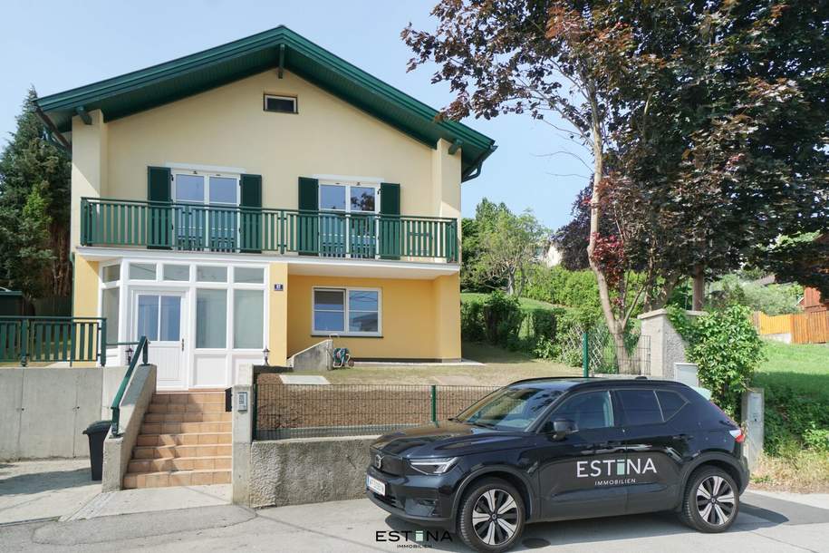 Gepflegtes Haus mit großem Garten, Panorama und Gartenhaus, Haus-miete, 3.490,00,€, 3400 Tulln