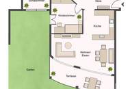 3-Zimmer-Gartenwohnung mit ca. 120 m² Privatgarten in ruhiger Lage von Innsbruck-Arzl