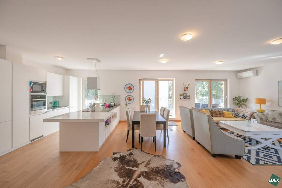 Schöne 5-Zimmer-Maisonette mit großem Garten, Balkon und Terrasse, Wohnung-miete, 4.500,00,€, 1190 Wien 19., Döbling