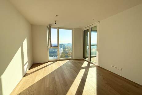 VIENNA TWENTYTWO Living I SAUNA & POOL I Kagran U-Bahn U1 I Hochwertig ausgestattete Traumwohnung mit Loggia I FITNESSRAUM, Wohnung-miete, 1.499,00,€, 1220 Wien 22., Donaustadt