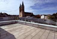 Klimatisierte 3-Zimmer-DG-Wohnung mit 58m² Terrassenfläche und WEITBLICK in der Silbergasse!!!
