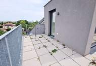 GRÜNBLICK, RUHELAGE, sonniges 46 m2 Dachgeschoß mit 20 m2 Terrasse, 2 Zimmer, Komplettküche, Wannenbad, Lavendelweg