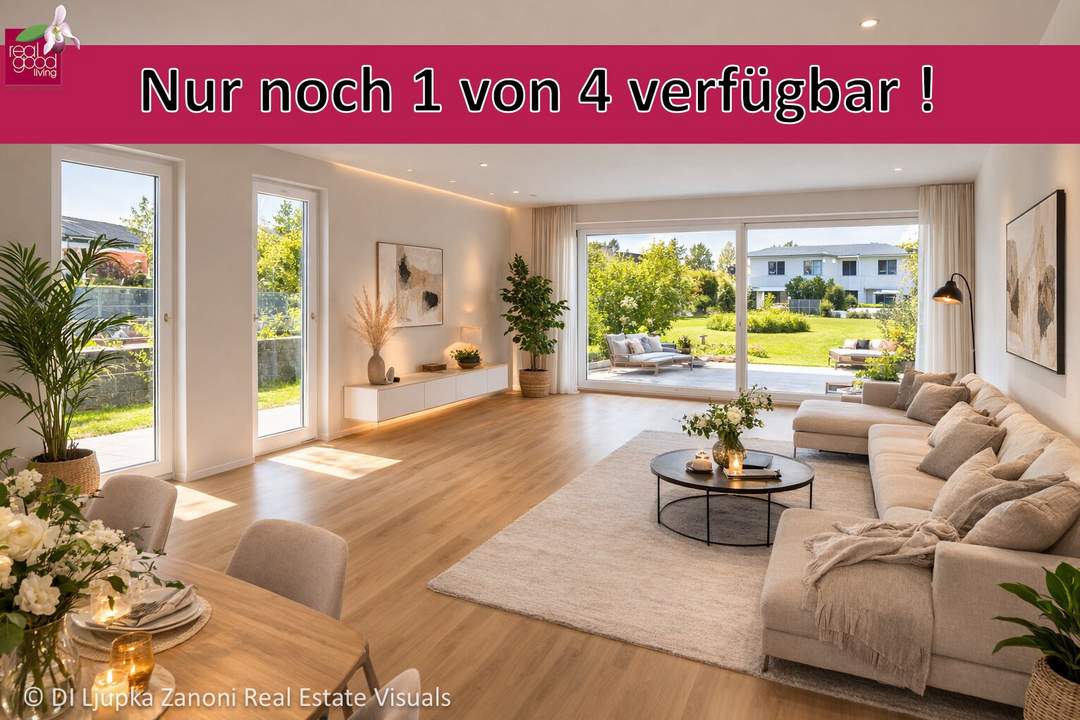 Moderne Doppelhaushälfte mit Garten in exklusiver Wohnlage – nahe Mödling