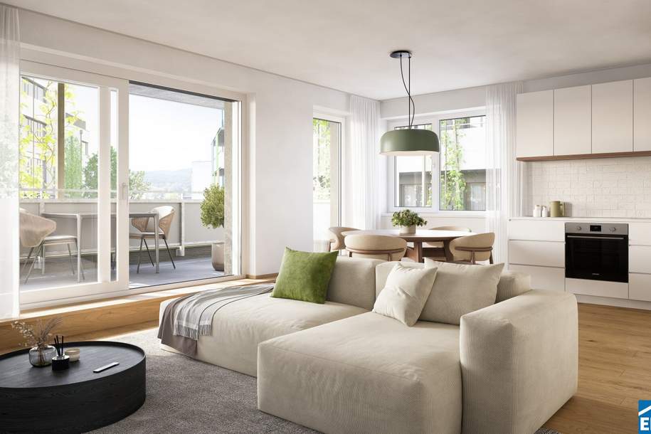 Urbanes Wohnen in naturnaher Umgebung, Wohnung-kauf, 239.000,€, 2340 Mödling