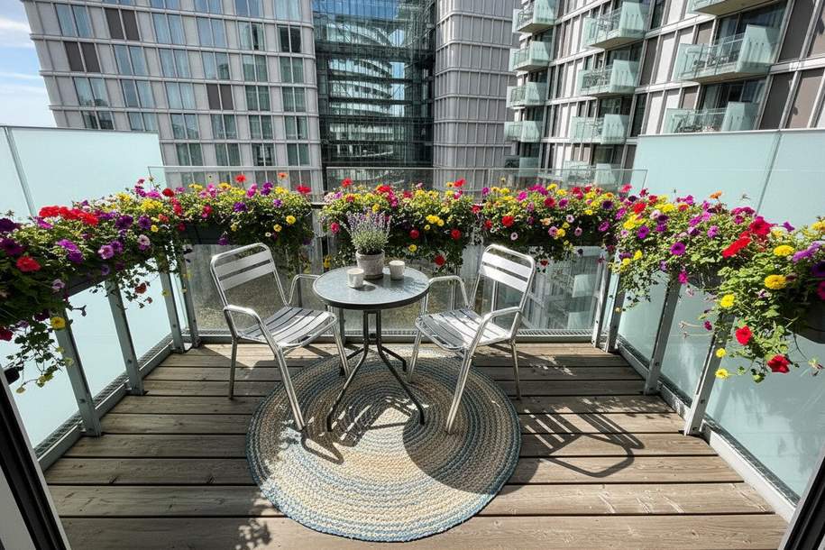 "PARKAPARTMENTS BELVEDERE"! Hochwertig ausgestattetes 2-Zimmer Eigentum mit Balkon! Befristet vermietet!, Wohnung-kauf, 440.000,€, 1100 Wien 10., Favoriten