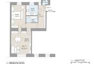 Helle 1-Zimmer-Altbauwohnung im 3. Stock – Pilgramgasse 15