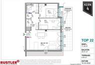 3-Zimmer Dachgeschoßwohnung mit 25 m² Balkon/Terrasse in Guntramsdorf