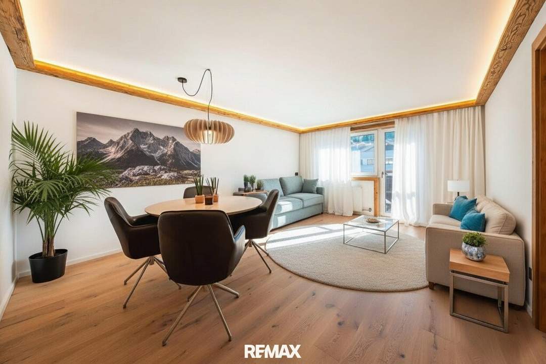 Wohnkomfort trifft Natur - Alpenblick 2 Zimmer Wohnung mit Garage