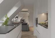Erstbezug: Atemberaubendes Dachgeschoss - Apartment (klimatisiert) mit 3 Terrassen und hochwertiger Ausstattung im Trendbezirk Ottakring!