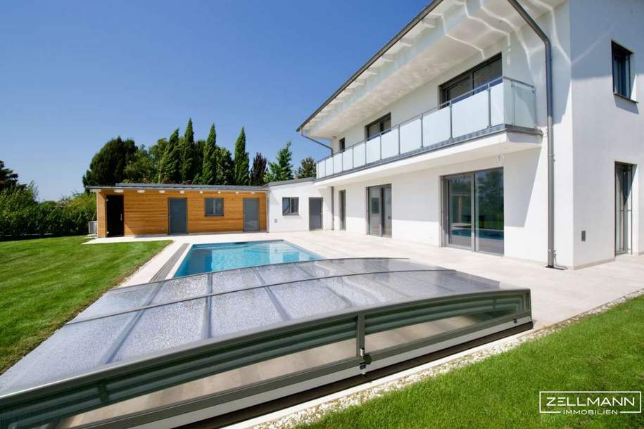 GOLS beim Neusiedler See | ERSTBEZUG | exklusive Villa mit Pool, Sauna &amp; großem Garten | ZELLMANN IMMOBILIEN, Haus-kauf, 1.580.000,€, 7122 Neusiedl am See