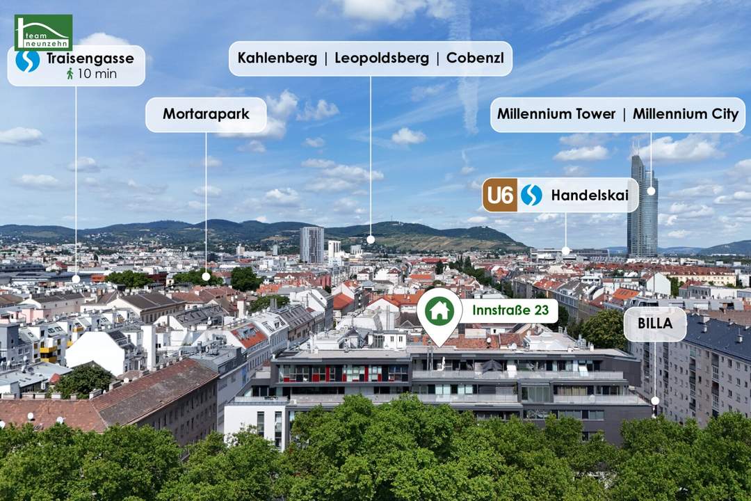 Geräumige 2-Zimmer Wohnung inkl. Einbauküche in zentraler Lage des 20. Bezirks!