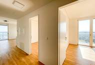 Marina Tower: Über den Dächern Wiens – vermietete 3-Zimmer-Eckwohnung im 22. Stock mit Loggia und Weitblick