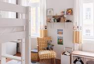 Balkon-Altbauwohnung 3 Zi und 21m² Balkon in Hofruhelage