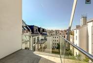 Elevate 1090 – Erstbezug: Luxus Dachgeschoss - Maisonette Wohnung (klimatisiert) mit Balkon und Terrasse nahe U6 Alser Straße, AKH!