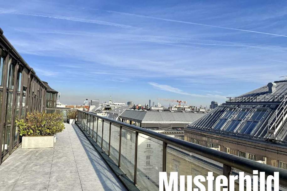 Stilvoll Wohnen mit 2 Terrassen an der Wiener Ringstraße, Wohnung-miete, 2.850,00,€, 1010 Wien 1., Innere Stadt
